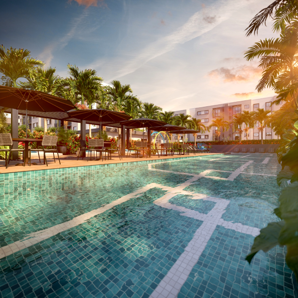 LIVING PARQUE JARDIM